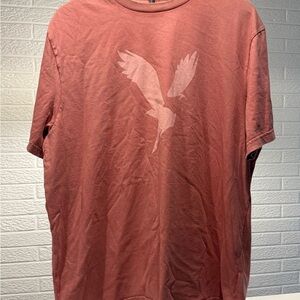 American Eagle Outfitters Brown Short Sleeve Tee